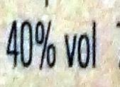 Sailor Jerry Spiced Carribean Rum Nutrition Label