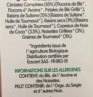 Muesli Bio Jordans Ingredients