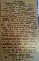 Country Crisp Dlice 3 Chocolats & Noix Grilles Ingredients