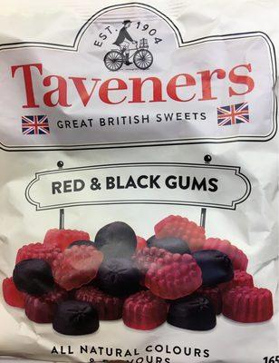 Taveners Red & Black Gums 165g