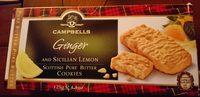 Ginger And Sicilian Lemon Scottish Pure Butter Cookies Report Card