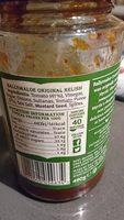 Ballymaloe Country Relish 490G Ingredients