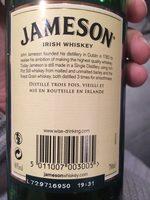 Irish Whiskey Ingredients