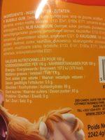 Zed Candy Mammouth Ttine X 80 Ttines Avec Un Chewing-gum  L'intrieur ! Ingredients