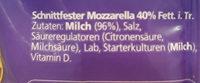 Cheesestrings Ingredients