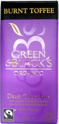 Green & Black's Organic Burnt Toffee Dark Chocolate