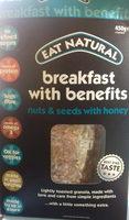 Eat Natural Breakfast Plus Benefit Honey Report Card