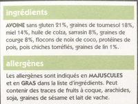 Eat Natural Super Granola Ingredients