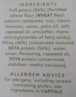 Vegetarian Sausage Rolls Ingredients