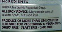 Chia Seed Ingredients