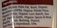 Mushroom Pt Ingredients