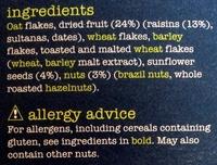 Simply Delicious Muesli Ingredients