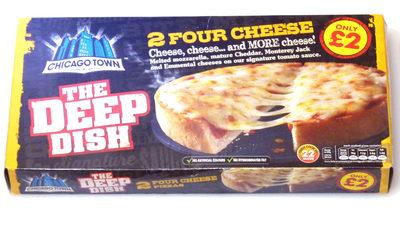 2 Four Cheese Pizzas