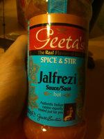 Jalfrezi Sauce Report Card