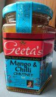 Geeta's Mango And Chilli Chutney 320G Report Card
