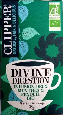 Divine Digestion Infusion Deux Menthes & Fenouil Bio