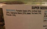 Super Seeds & Beans Ingredients