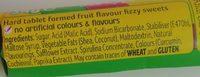Refreshers Barrat Ingredients