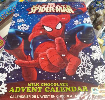 Calendrier De L'Avent En Chocolat Au Lait