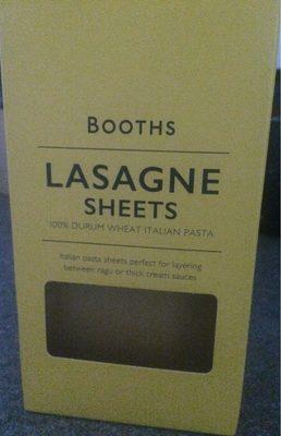 Lasagne Sheets