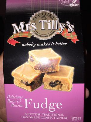 Rum & Raisin Fudge