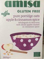 Flocons D'avoine Avec Pommes & Cannelle - Amisa - 300 G Report Card