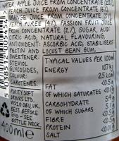 Peach & Passion Fruit Skinny Ingredients