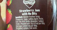 Hartleys Family Strawberry Jam 454G Ingredients