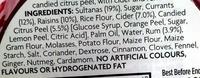 Wheat Free, Gluten Free, Dairy Free Christmas Pudding Ingredients