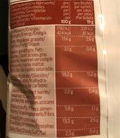 Snack It Peanut Curls Nutrition Label