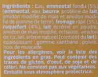 Cheese Sauce Ingredients