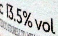Malbec Nutrition Label