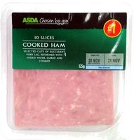 10 Slices Cooked Ham Report Card