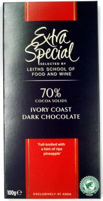 Ivory Coast Dark Chocolate 70% Cocoa Solids