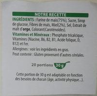 Miel Pops Ingredients