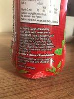 Ribena Strawberry Ingredients