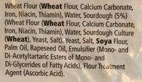 White Bread Ingredients