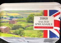 Tesco Salted Spreadble Report Card