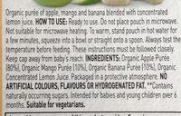 Little Angels Yummy Fruit Ingredients