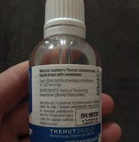 FlavDrops Vanille Ingredients