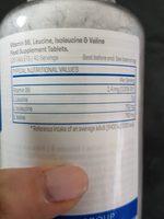 Bcaa 4:1:1 Tablet - Unflavoured - 120 Tablets Ingredients