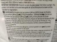 Impact Diet Isolate Ingredients