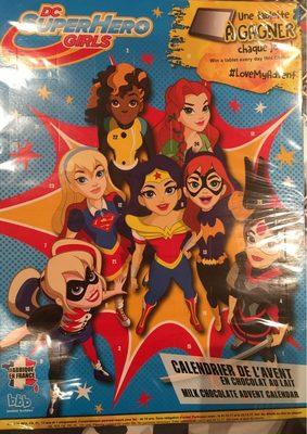 Calendrier De LAvent En Chocolat Au Lait DC Super Hero Girls