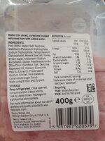 Eastmans Wafer Thin Cooked Ham Ingredients