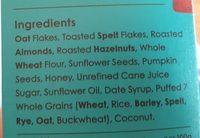 Rude Health Muesli, Nutty Crunch Ingredients
