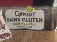GENIUS SANS GLUTEN MUFFINS Saveur Chocolat Ingredients