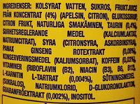 Monster Energy The Doctor Ingredients