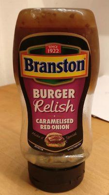Burger Relish Caramel Red Onion