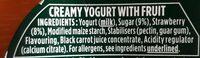 Activia Intensely Creamy Strawberry 4X110g Ingredients