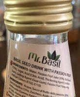 Basil Seed Drink Ingredients